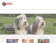 Tablet Screenshot of houstonshaggydogrescue.org